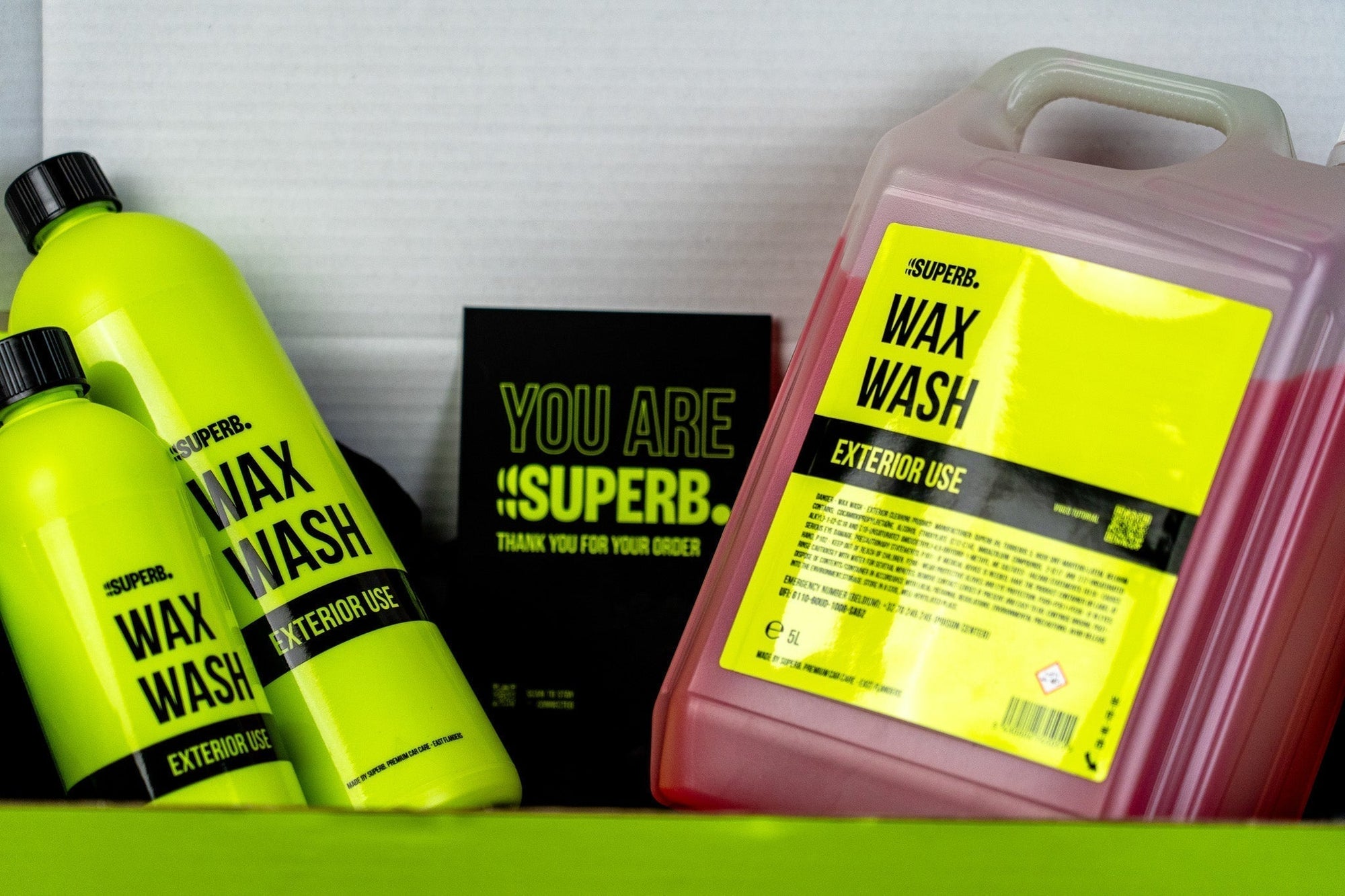 WAX WASH THE SUPERB. WAY