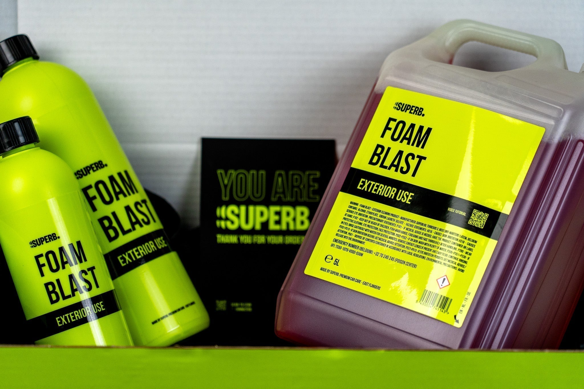 FOAM BLAST THE SUPERB. WAY