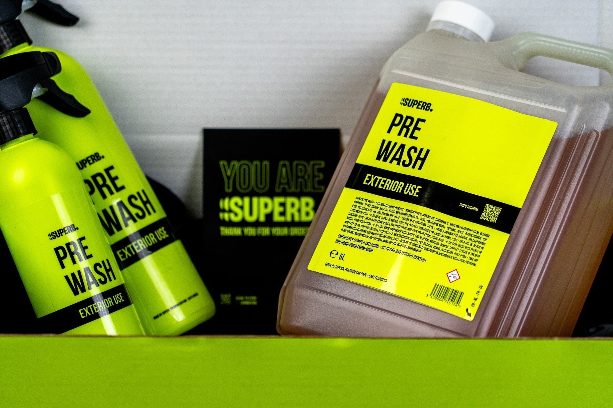 PRE WASH THE SUPERB. WAY