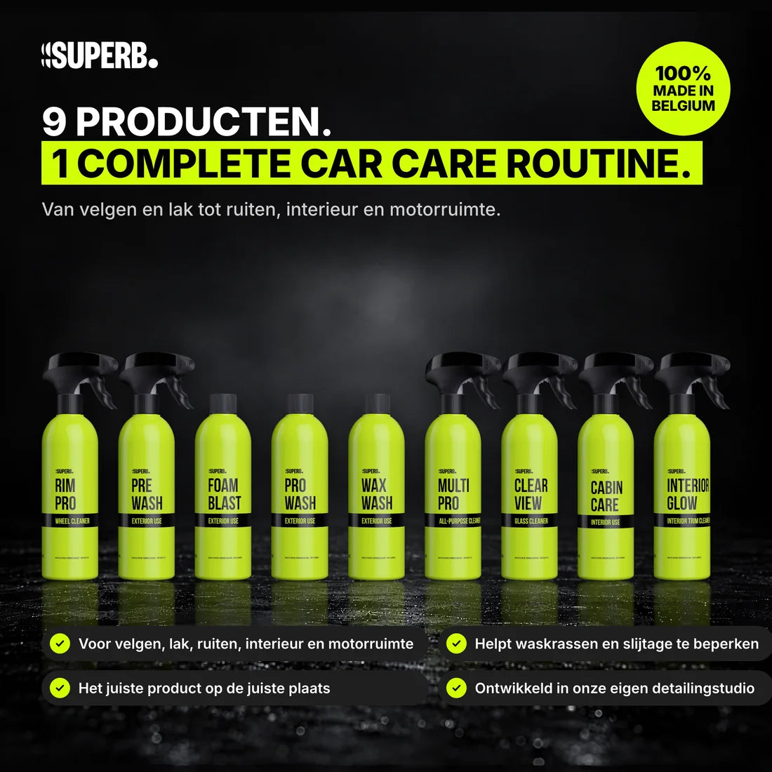 SUPERB. Ultimate Package: overzicht